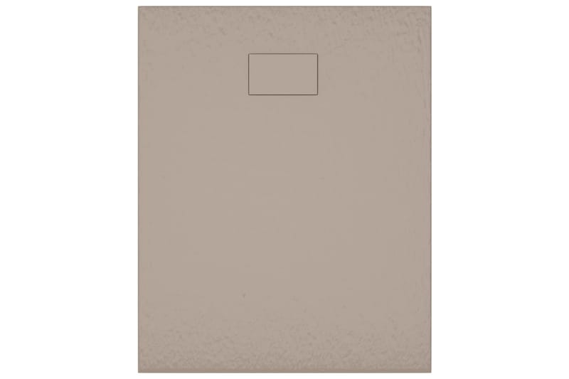 Dusjbrett SMC brun 100x80 cm - Brun - Hus & oppussing - Kjøkken & bad - Baderom - Dusjutstyr & tilbehør