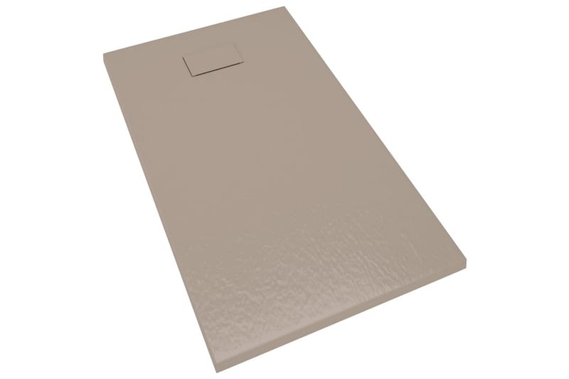 Dusjbrett SMC brun 120x70 cm - Brun - Hus & oppussing - Kjøkken & bad - Baderom - Dusjutstyr & tilbehør