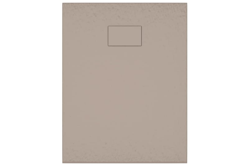 Dusjbrett SMC brun 90x70 cm - Brun - Hus & oppussing - Kjøkken & bad - Baderom - Dusjutstyr & tilbehør
