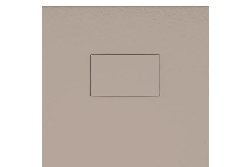 Dusjbrett SMC brun 90x80 cm - Brun - Hus & oppussing - Kjøkken & bad - Baderom - Dusjutstyr & tilbehør
