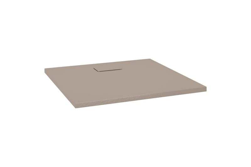 Dusjbrett SMC brun 90x80 cm - Brun - Hus & oppussing - Kjøkken & bad - Baderom - Dusjutstyr & tilbehør