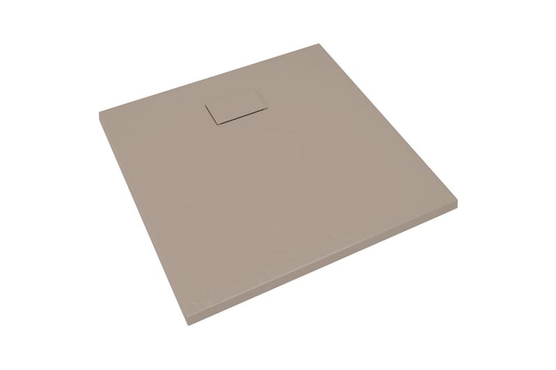 Dusjbrett SMC brun 90x80 cm - Brun - Hus & oppussing - Kjøkken & bad - Baderom - Dusjutstyr & tilbehør