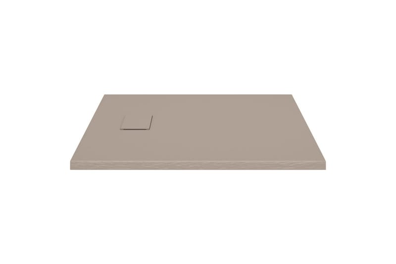 Dusjbrett SMC brun 90x80 cm - Brun - Hus & oppussing - Kjøkken & bad - Baderom - Dusjutstyr & tilbehør