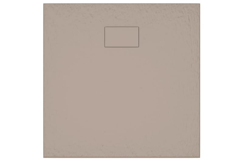 Dusjbrett SMC brun 90x80 cm - Brun - Hus & oppussing - Kjøkken & bad - Baderom - Dusjutstyr & tilbehør