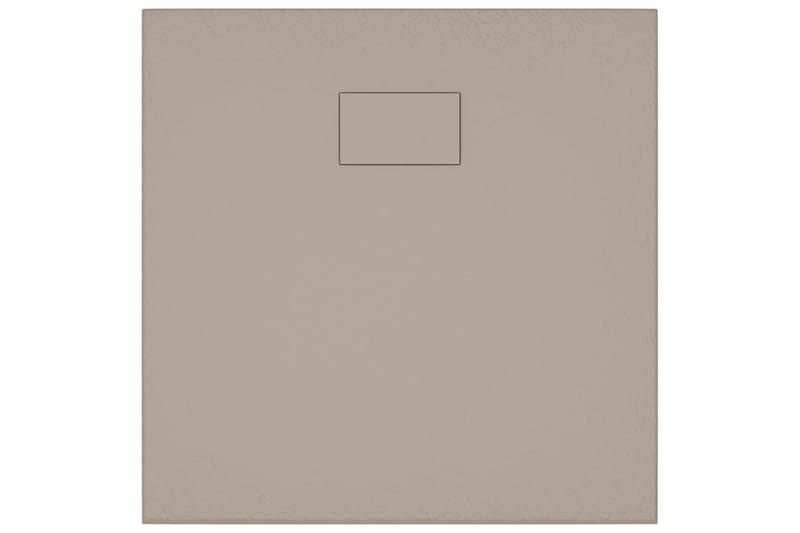 Dusjbrett SMC brun 90x90 cm - Brun - Dusjkar - Øvrig