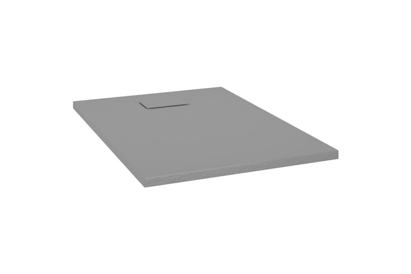 Dusjbrett SMC grå 100x70 cm - Grå - Hus & oppussing - Kjøkken & bad - Baderom - Dusjutstyr & tilbehør