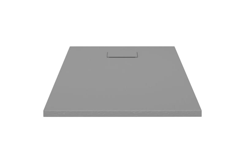 Dusjbrett SMC grå 100x70 cm - Grå - Hus & oppussing - Kjøkken & bad - Baderom - Dusjutstyr & tilbehør