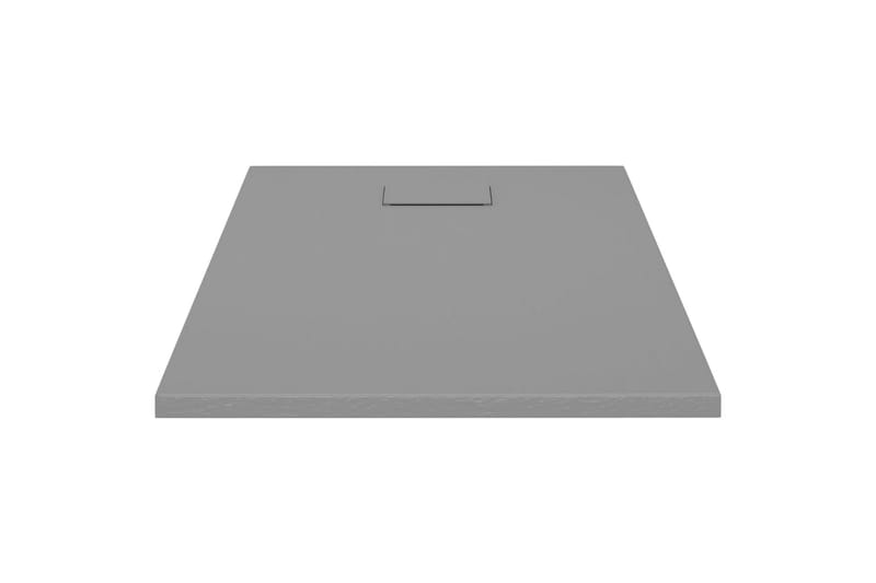 Dusjbrett SMC grå 100x70 cm - Grå - Dusjkar - Øvrig
