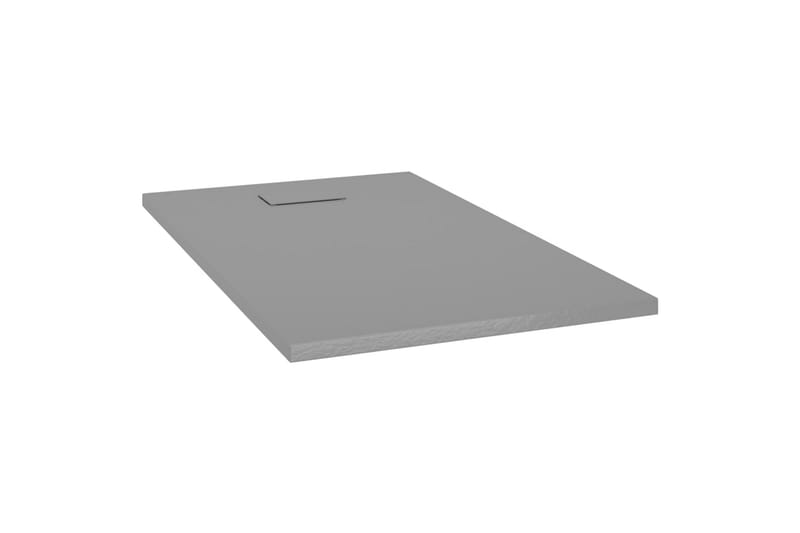 Dusjbrett SMC grå 120x70 cm - Grå - Hus & oppussing - Kjøkken & bad - Baderom - Dusjutstyr & tilbehør