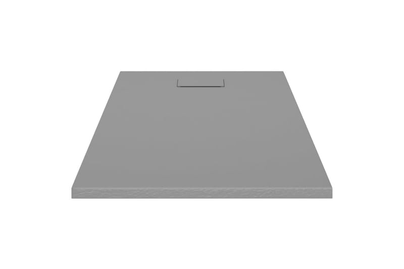 Dusjbrett SMC grå 120x70 cm - Grå - Hus & oppussing - Kjøkken & bad - Baderom - Dusjutstyr & tilbehør