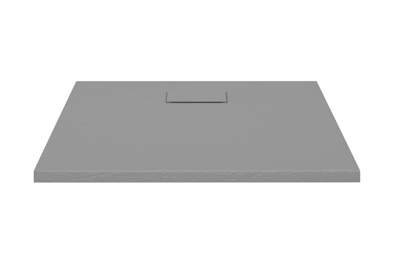 Dusjbrett SMC grå 80x80 cm - Grå - Øvrig - Dusjkar