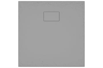 Dusjbrett SMC grå 80x80 cm - Grå - Hus & oppussing - Kjøkken & bad - Baderom - Dusjutstyr & tilbehør
