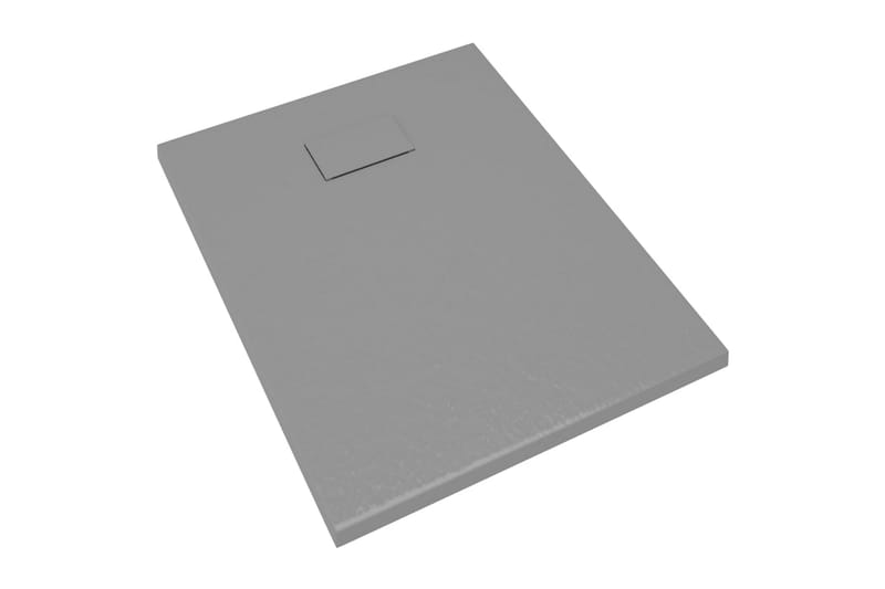 Dusjbrett SMC grå 90x70 cm - Grå - Hus & oppussing - Kjøkken & bad - Baderom - Dusjutstyr & tilbehør