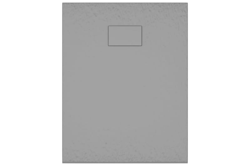 Dusjbrett SMC grå 90x70 cm - Grå - Hus & oppussing - Kjøkken & bad - Baderom - Dusjutstyr & tilbehør