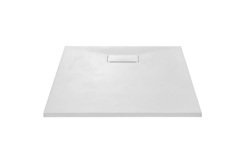 Dusjbrett SMC hvit 100x80 cm - Hvit - Hus & oppussing - Kjøkken & bad - Baderom - Dusjutstyr & tilbehør