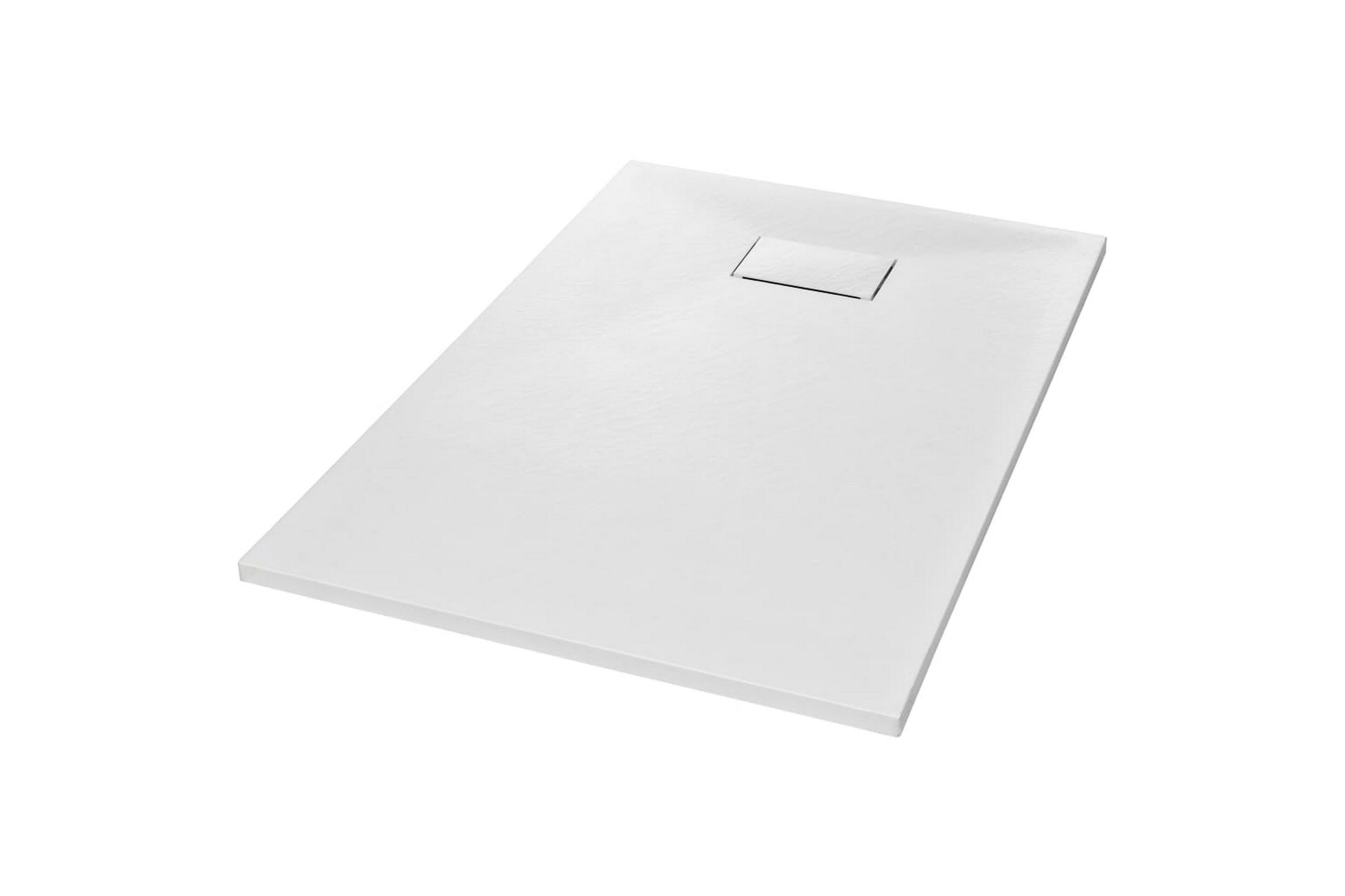 Dusjbrett SMC hvit 120x70 cm - Hvit - Hus & oppussing - Kjøkken & bad - Baderom - Dusjutstyr & tilbehør