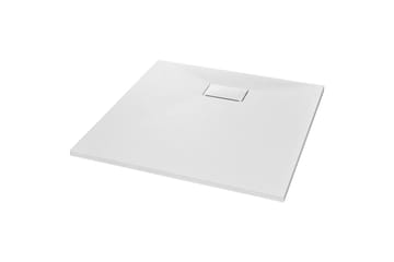 Dusjbrett SMC hvit 80x80 cm - Hvit - Hus & oppussing - Kjøkken & bad - Baderom - Dusjutstyr & tilbehør