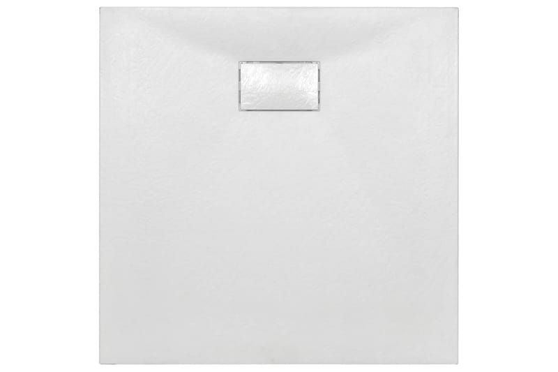Dusjbrett SMC hvit 80x80 cm - Hvit - Hus & oppussing - Kjøkken & bad - Baderom - Dusjutstyr & tilbehør