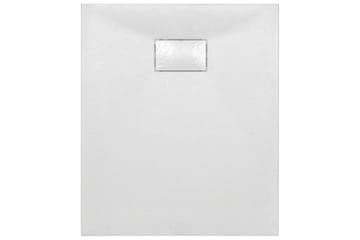 Dusjbrett SMC hvit 90x70 cm - Hvit - Hus & oppussing - Kjøkken & bad - Baderom - Dusjutstyr & tilbehør