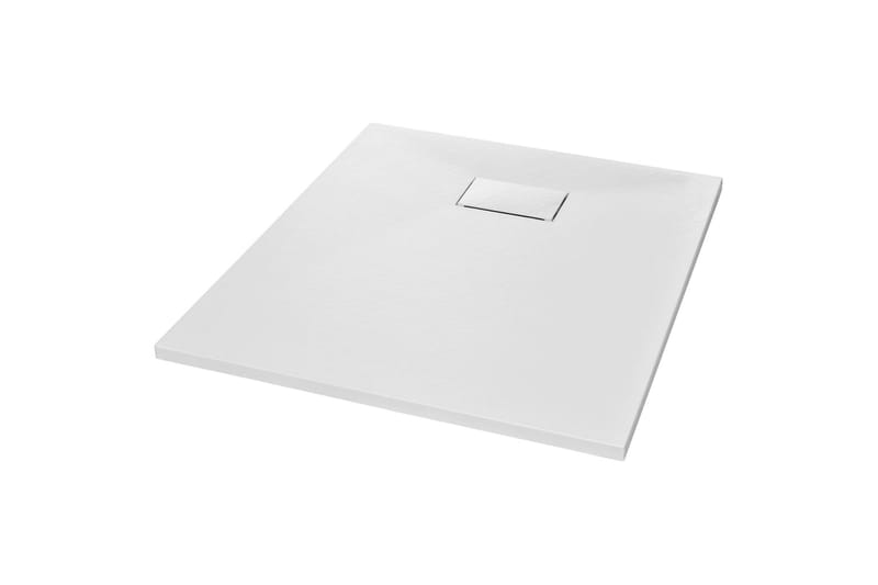Dusjbrett SMC hvit 90x70 cm - Hvit - Hus & oppussing - Kjøkken & bad - Baderom - Dusjutstyr & tilbehør