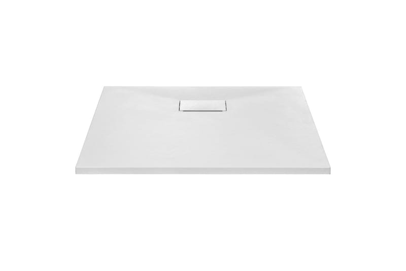 Dusjbrett SMC hvit 90x80 cm - Hvit - Hus & oppussing - Kjøkken & bad - Baderom - Dusjutstyr & tilbehør