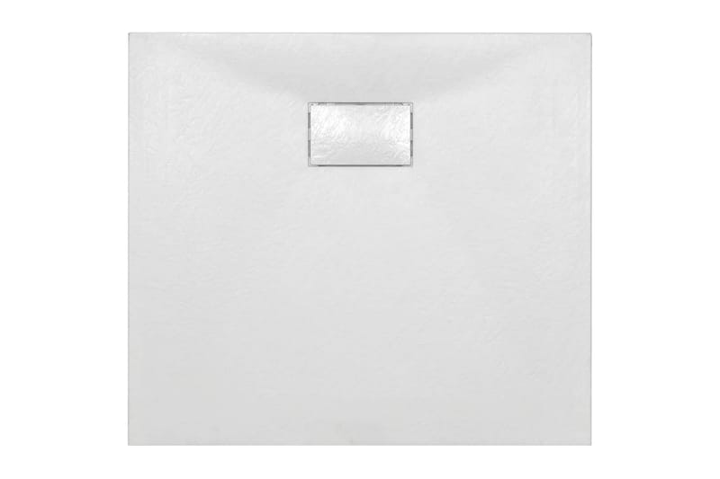 Dusjbrett SMC hvit 90x80 cm - Hvit - Hus & oppussing - Kjøkken & bad - Baderom - Dusjutstyr & tilbehør