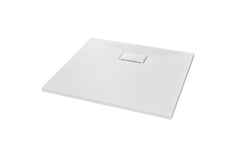 Dusjbrett SMC hvit 90x80 cm - Hvit - Hus & oppussing - Kjøkken & bad - Baderom - Dusjutstyr & tilbehør