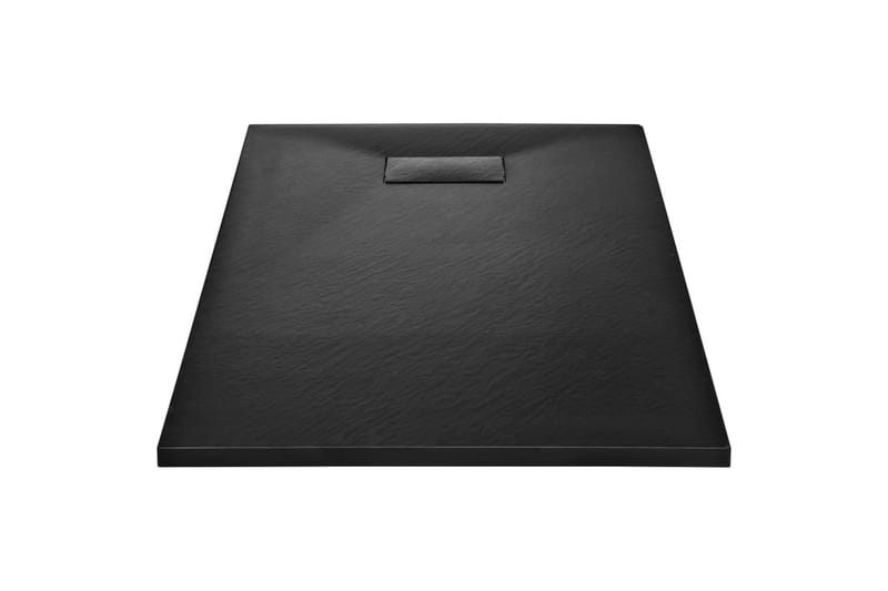 Dusjbrett SMC svart 120x70 cm - Svart - Dusjkar - Øvrig