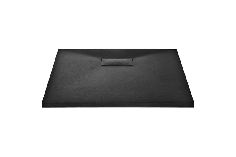 Dusjbrett SMC svart 80x80 cm - Svart - Hus & oppussing - Kjøkken & bad - Baderom - Dusjutstyr & tilbehør
