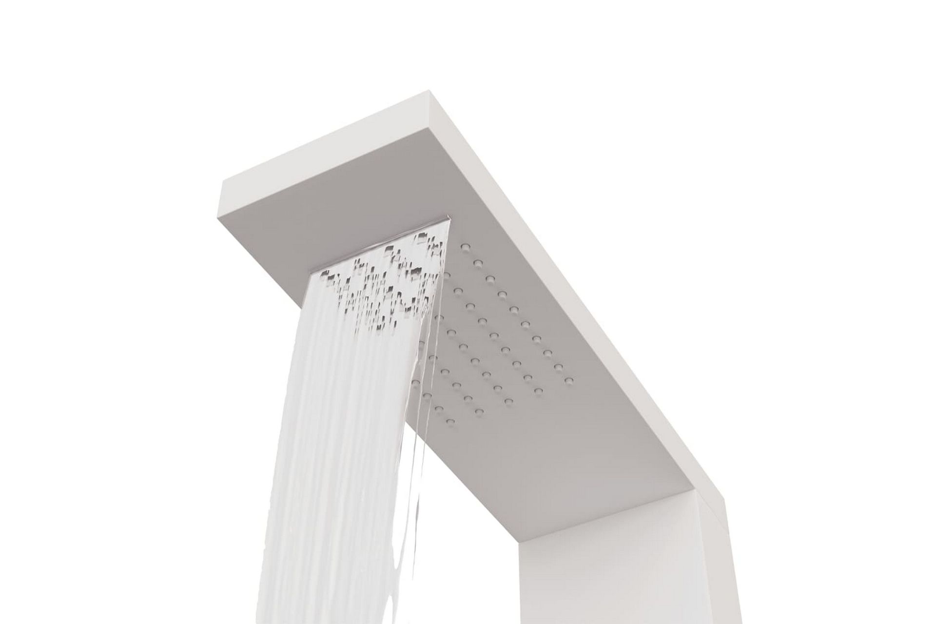 Dusjpanel aluminium hvit - Hus & oppussing - Kjøkken & bad - Baderom - Dusjutstyr & tilbehør