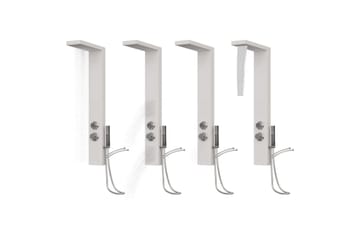 Dusjpanel aluminium hvit - Hus & oppussing - Kjøkken & bad - Baderom - Dusjutstyr & tilbehør