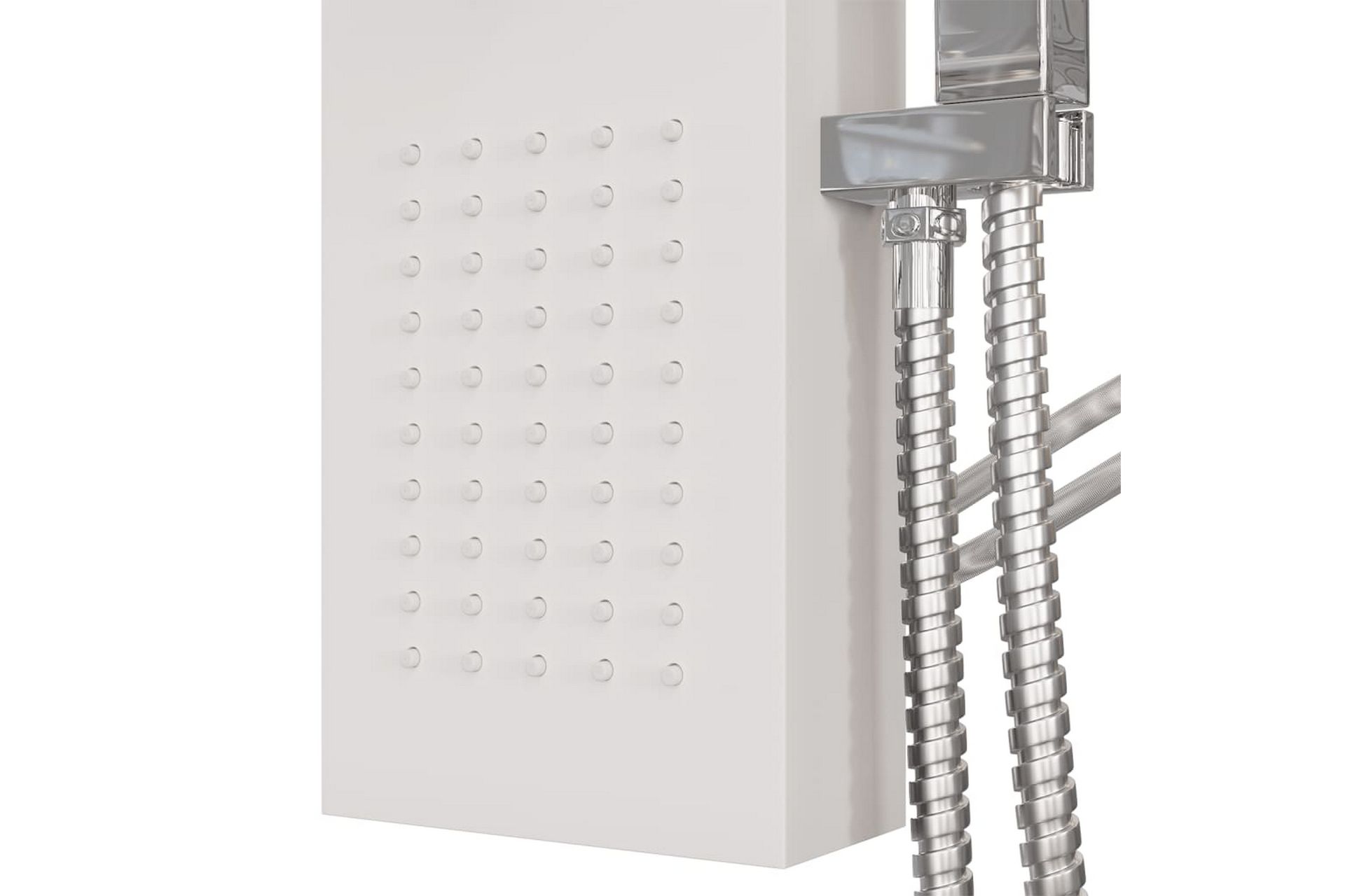 Dusjpanel aluminium hvit - Hus & oppussing - Kjøkken & bad - Baderom - Dusjutstyr & tilbehør