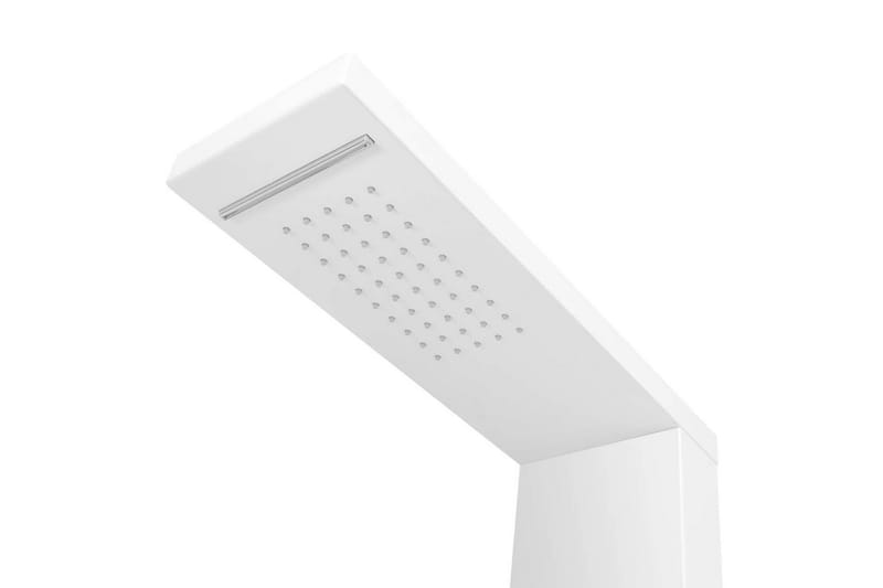 Dusjpanel aluminium matt hvit - Hus & oppussing - Kjøkken & bad - Baderom - Dusjutstyr & tilbehør
