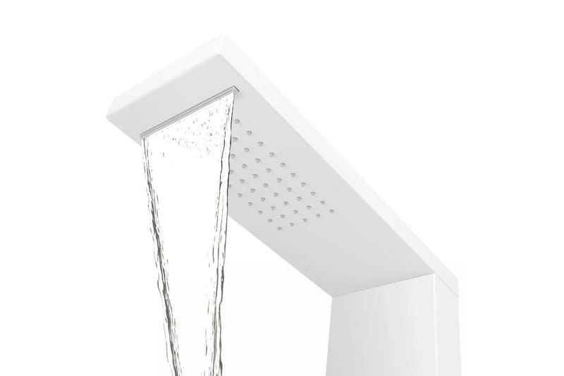 Dusjpanel aluminium matt hvit - Hus & oppussing - Kjøkken & bad - Baderom - Dusjutstyr & tilbehør