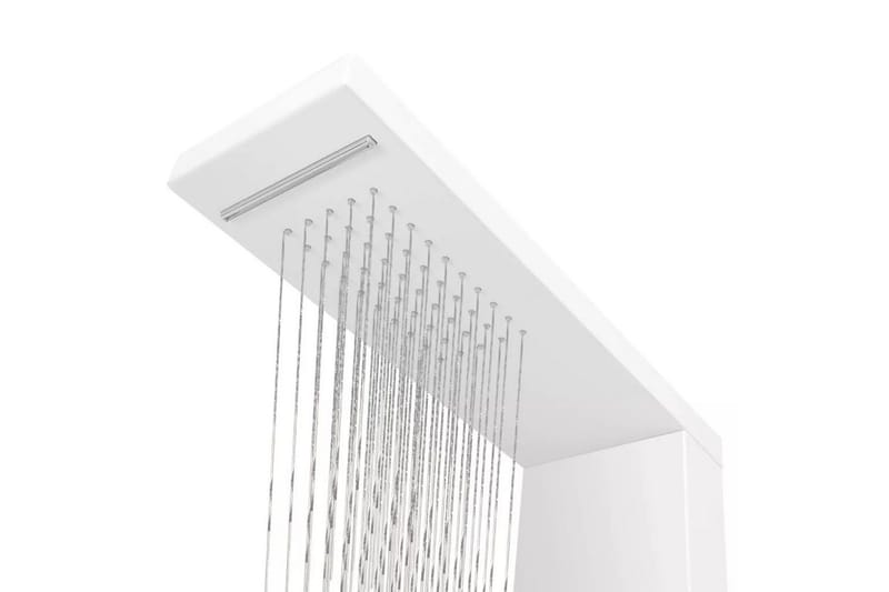 Dusjpanel aluminium matt hvit - Hus & oppussing - Kjøkken & bad - Baderom - Dusjutstyr & tilbehør