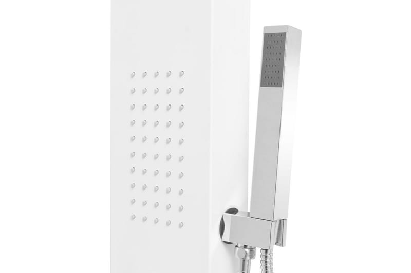 Dusjpanel aluminium matt hvit - Hus & oppussing - Kjøkken & bad - Baderom - Dusjutstyr & tilbehør