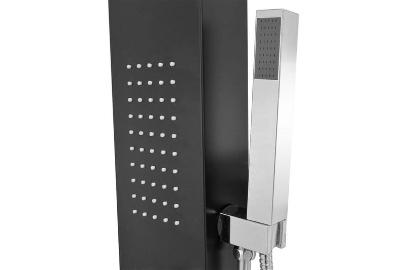 Dusjpanel aluminium matt svart - Hus & oppussing - Kjøkken & bad - Baderom - Dusjutstyr & tilbehør