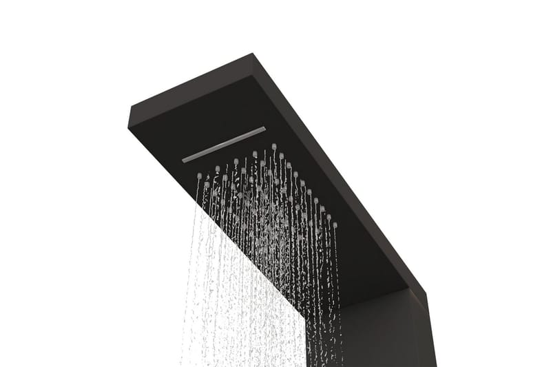 Dusjpanel aluminium svart - Hus & oppussing - Kjøkken & bad - Baderom - Dusjutstyr & tilbehør