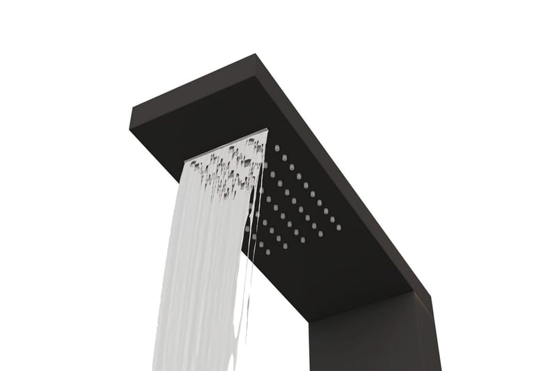 Dusjpanel aluminium svart - Hus & oppussing - Kjøkken & bad - Baderom - Dusjutstyr & tilbehør