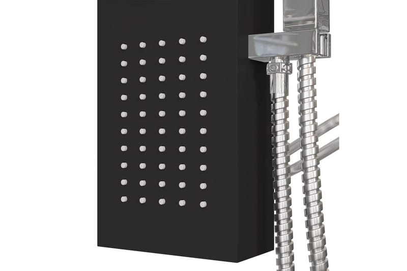 Dusjpanel aluminium svart - Hus & oppussing - Kjøkken & bad - Baderom - Dusjutstyr & tilbehør