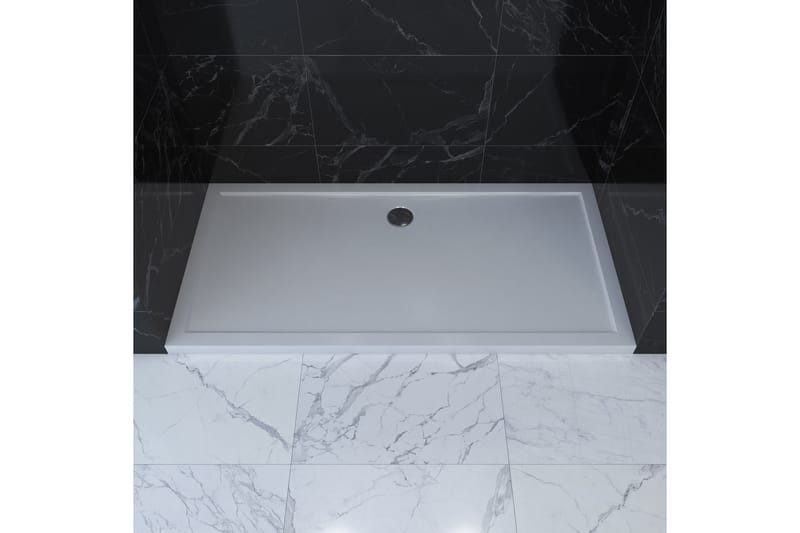 Gyttorp Dusjkar 80x140 cm - hvit - Hus & oppussing - Kjøkken & bad - Baderom - Dusjutstyr & tilbehør