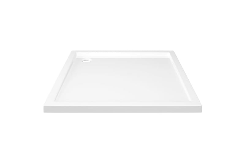 Kvadratisk dusjbrett ABS hvit 80x80 cm - Hvit - Hus & oppussing - Kjøkken & bad - Baderom - Dusjutstyr & tilbehør
