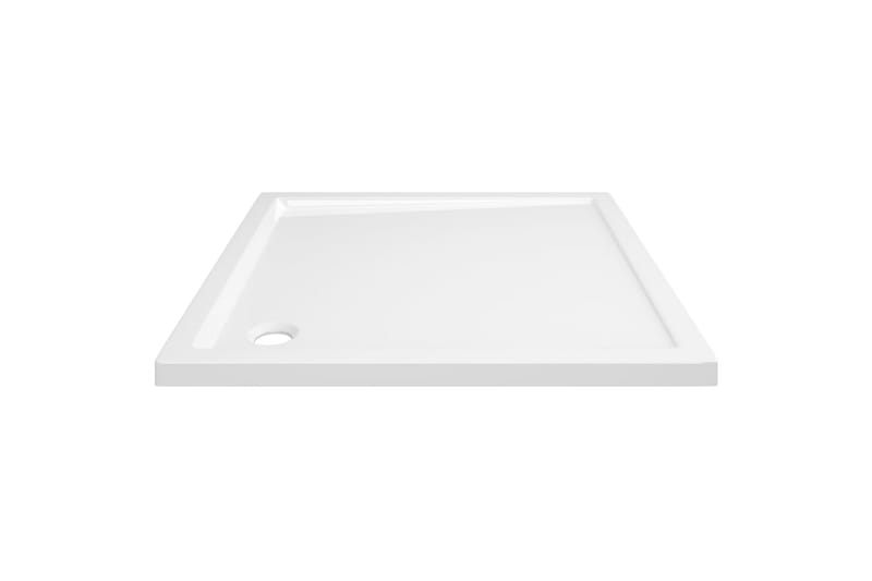 Kvadratisk dusjbrett ABS hvit 80x80 cm - Hvit - Hus & oppussing - Kjøkken & bad - Baderom - Dusjutstyr & tilbehør