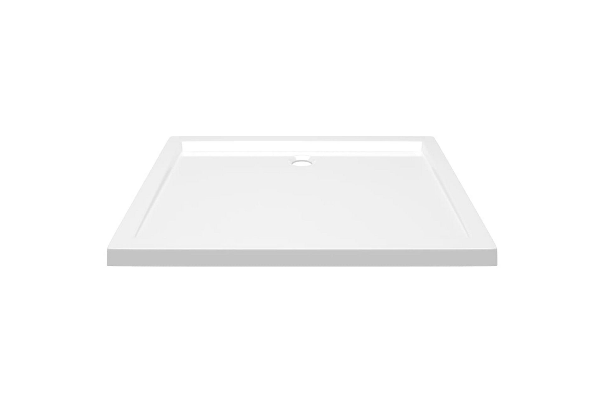 Rektangulært dusjbrett ABS 70x90 cm - Hvit - Hus & oppussing - Kjøkken & bad - Baderom - Dusjutstyr & tilbehør