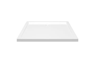 Rektangulært dusjbrett ABS 70x90 cm - Hvit - Hus & oppussing - Kjøkken & bad - Baderom - Dusjutstyr & tilbehør