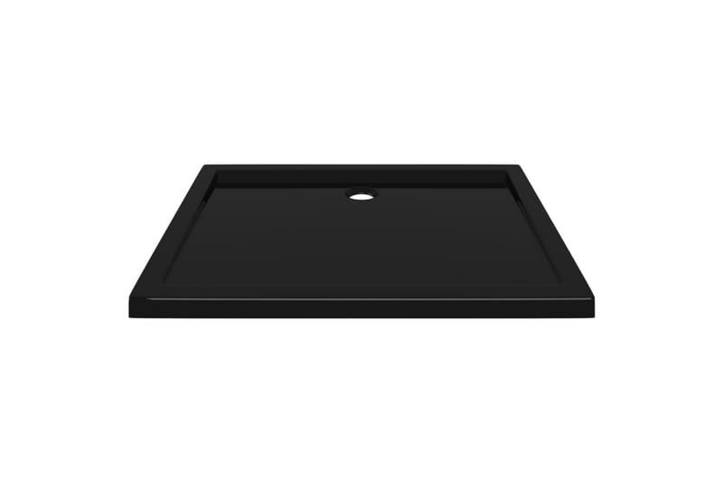 Rektangulært dusjbrett ABS svart 70x90 cm - Svart - Hus & oppussing - Kjøkken & bad - Baderom - Dusjutstyr & tilbehør