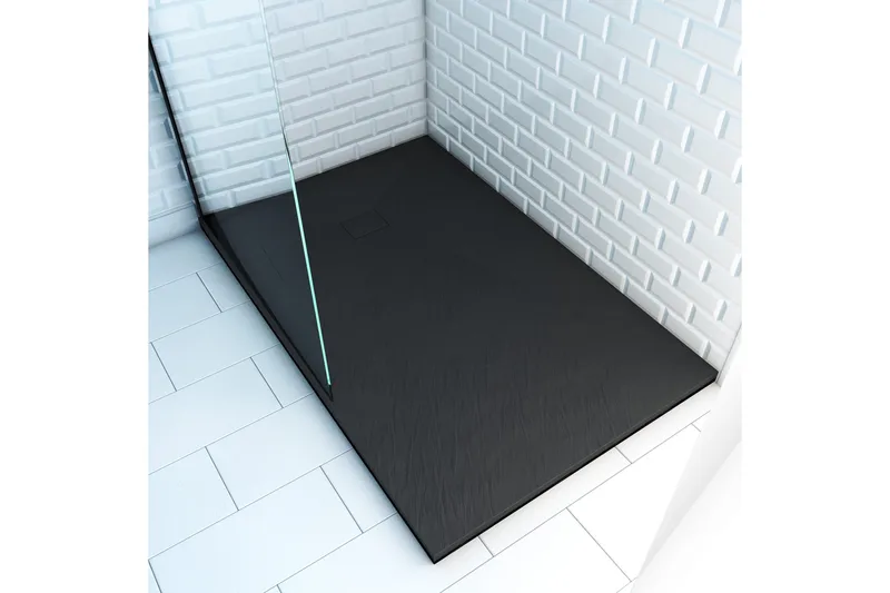 Siggeboda Dusjkar 90x140 cm - Antrasitt - Hus & oppussing - Kjøkken & bad - Baderom - Dusjutstyr & tilbehør - Dusjkar