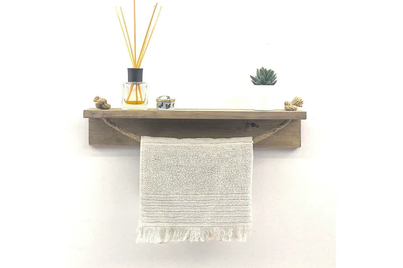 Raianna Hylle 50 cm - Valnøtt - Hus & oppussing - Kjøkken & bad - Baderom - Baderomstilbehør