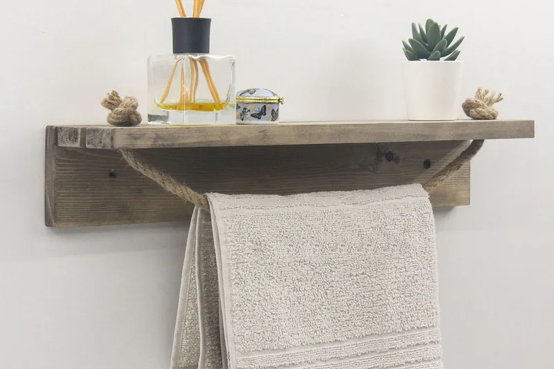 Raianna Hylle 50 cm - Valnøtt - Hus & oppussing - Kjøkken & bad - Baderom - Baderomstilbehør