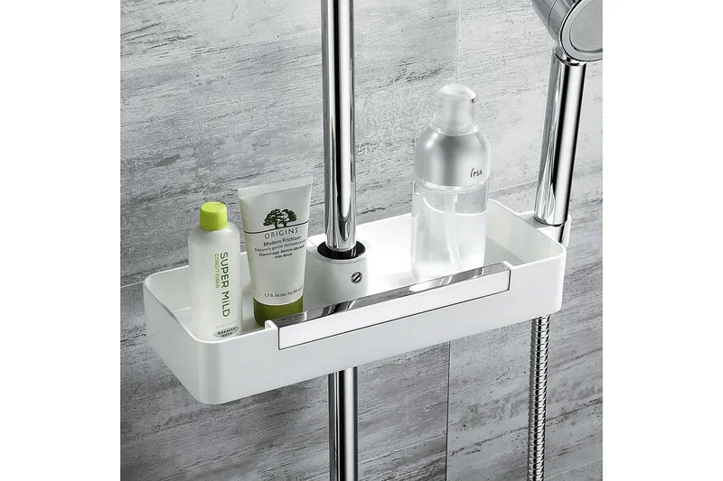 Tvålkorg Bathlife Vit - Hus & oppussing - Kjøkken & bad - Baderom - Baderomstilbehør - Såpedispenser & såpekopp